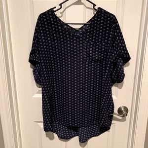 Maurices Blouse - Navy Blue design